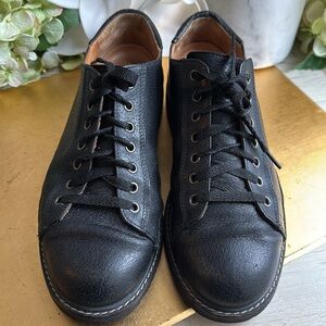 Dries Van Notten Lace-Up Sneaker in Black Leather